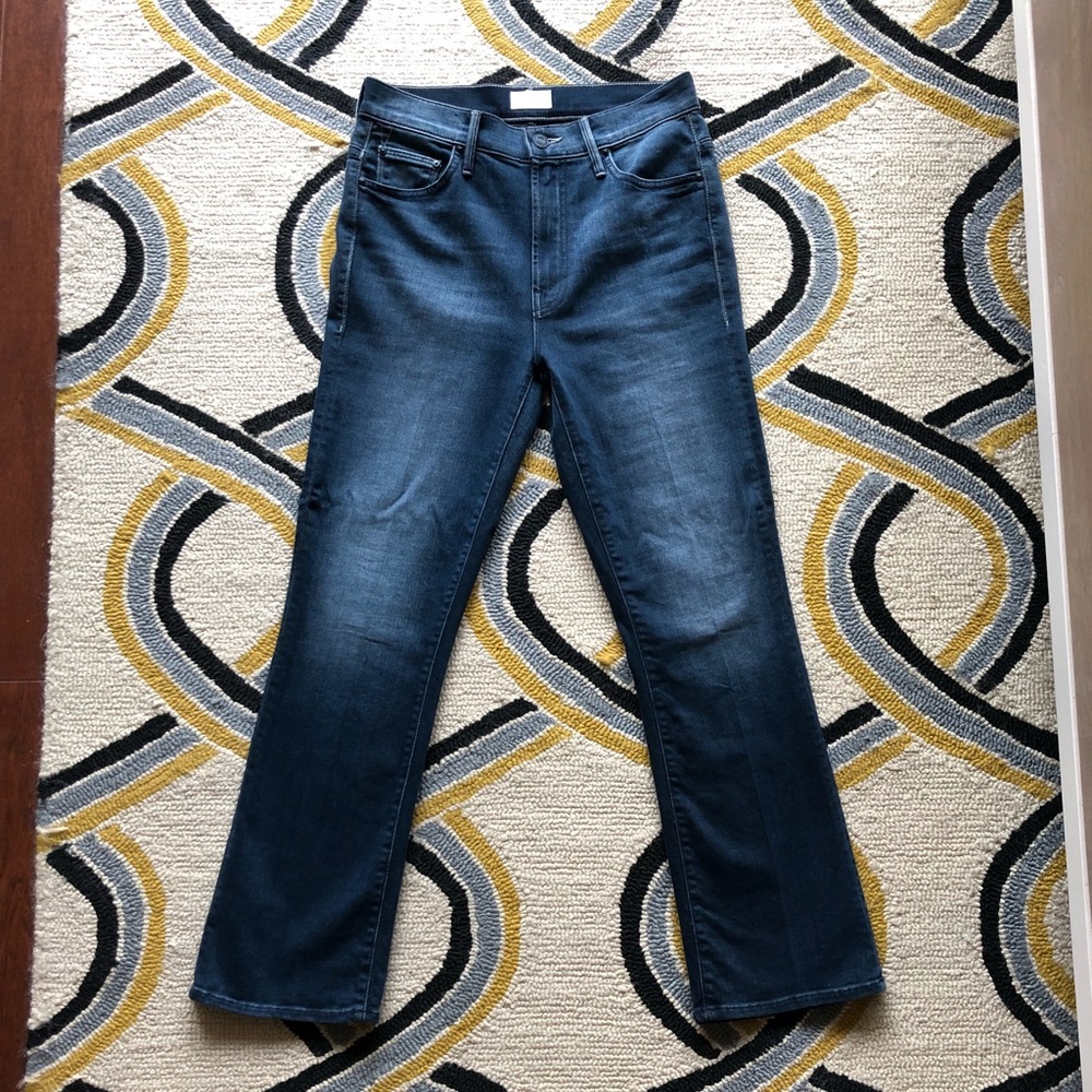 Mother The Insider Flared Crop Jeans